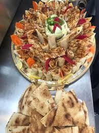 Arabic plate of chicken shawarma and meat shawarma, Kings offer