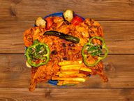 دجاج هندي مشوي على الفحم