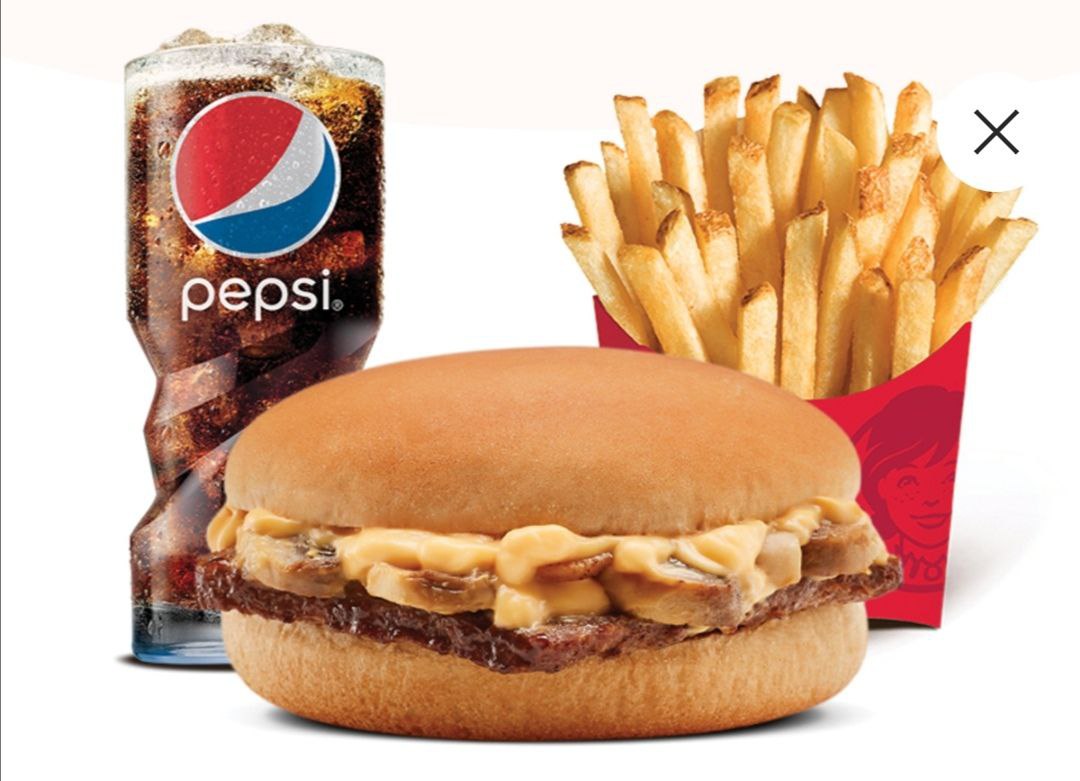 Melt value mushroom burger meal