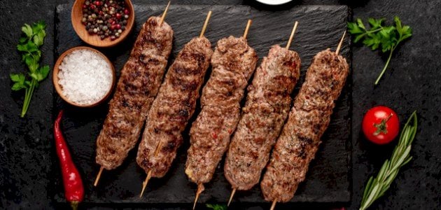 A kilo of meat kebab