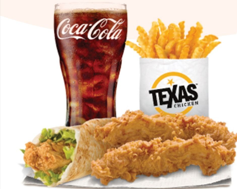  وجبة 2 قطعة دجاج و 1 تندر راب القيمة