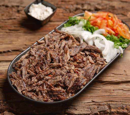 صحن لحم كبير 