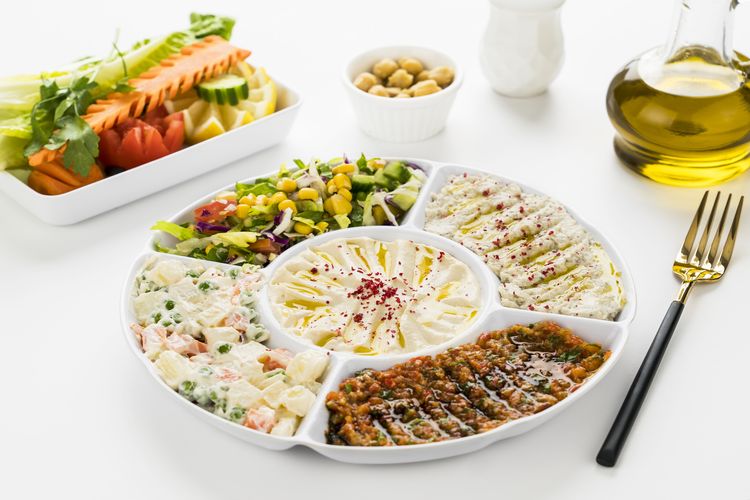 طبق مقبلات مشكلة كبير