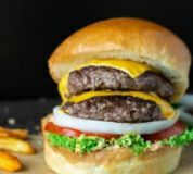 برجل دبل لحم محشي جبن 