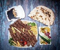 Half bowl kebab