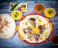 Meat Majboos for two people